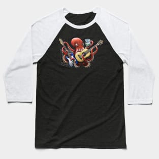 "OctoGig" - OctoKick collection Baseball T-Shirt